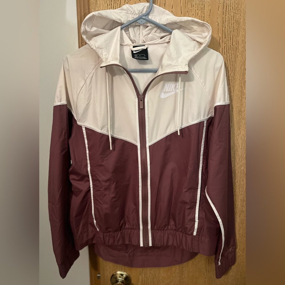 Nike Women's Windrunner - Cream and Dusty Rose